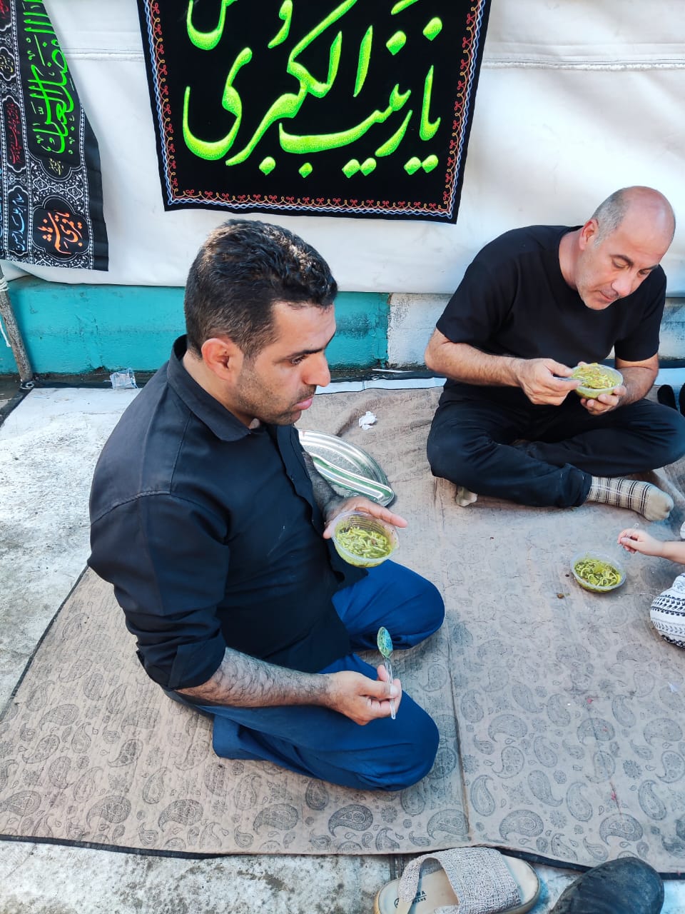  موکب هیئت حماسه در مراسم جاماندگان تهران - اربعین 1404